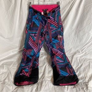 The North Face Girls Multicolor Snow Pants